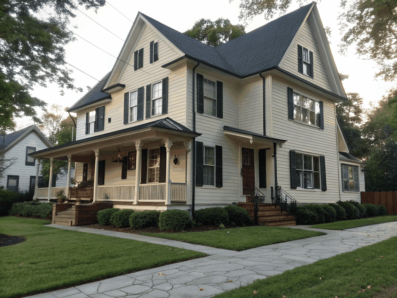 Victorian Restoration after siding replacement